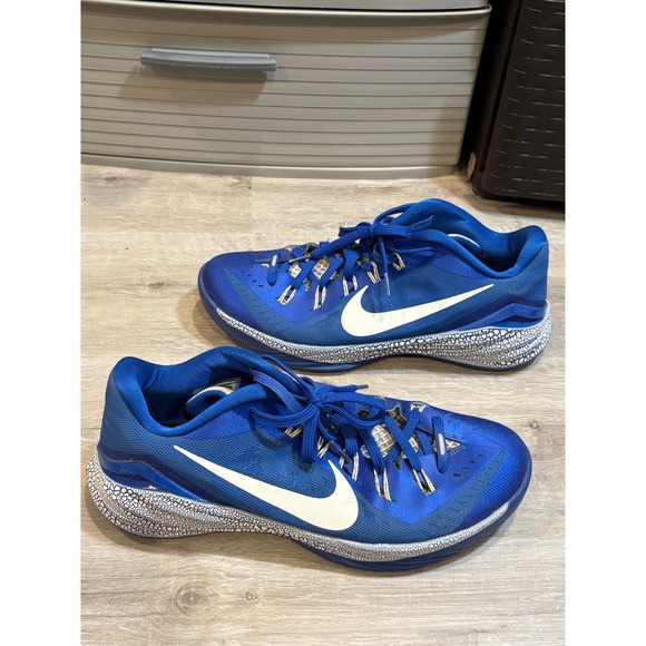 Nike ID Blue Running Shoes Athletic Sneakers Comfort Cushion Mens Size 12‎